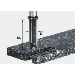 Festool Nutfräser-Wendeplatten HW S12 D14/45 WM (491110)